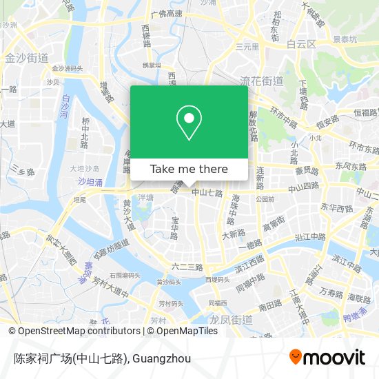 陈家祠广场(中山七路) map
