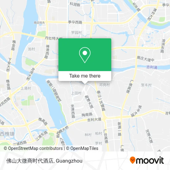 佛山大微商时代酒店 map