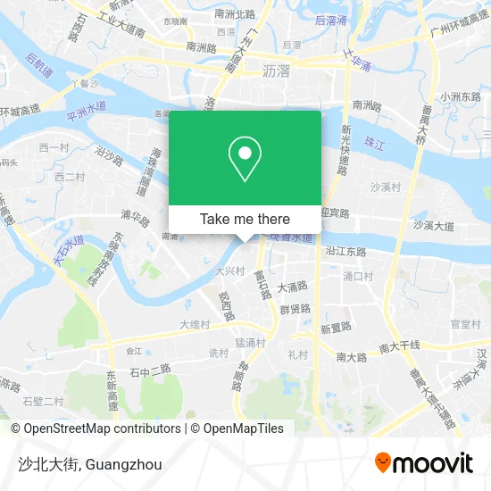 沙北大街 map