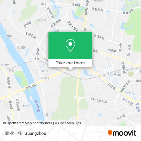 商业一街 map