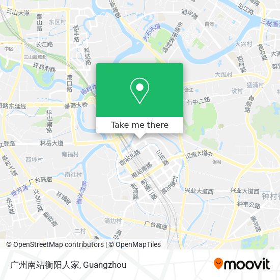 广州南站衡阳人家 map