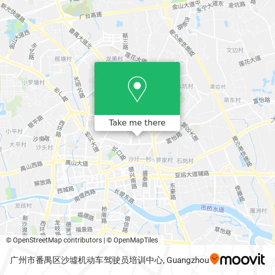 广州市番禺区沙墟机动车驾驶员培训中心 map