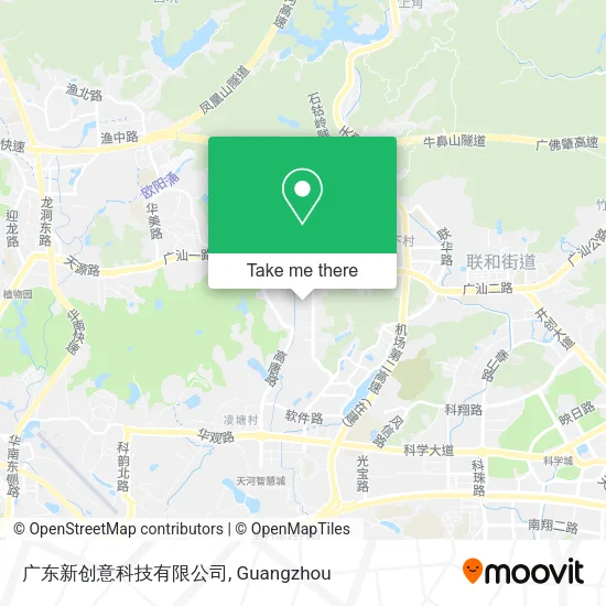 广东新创意科技有限公司 map