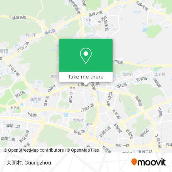 大朗村 map