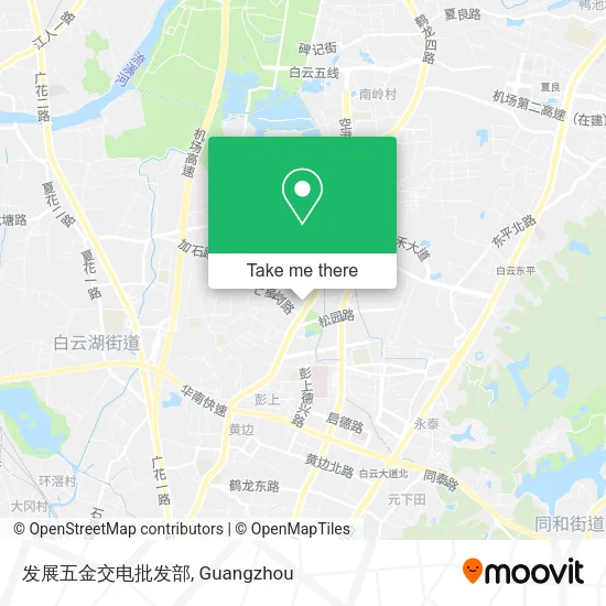 发展五金交电批发部 map