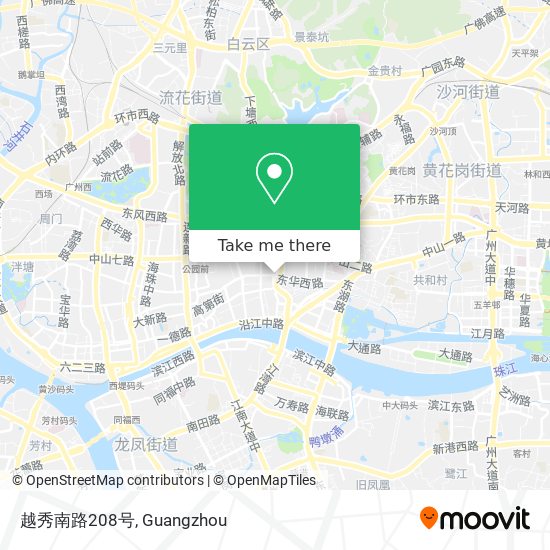 越秀南路208号 map