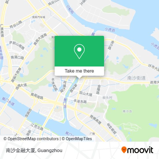 南沙金融大厦 map