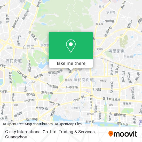 C-sky International Co. Ltd. Trading & Services map