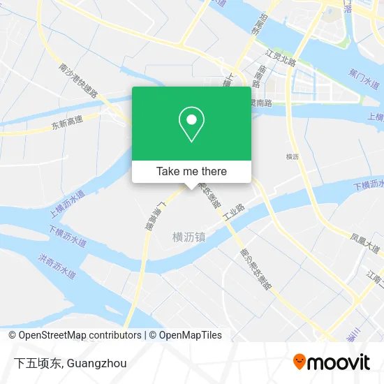 下五顷东 map