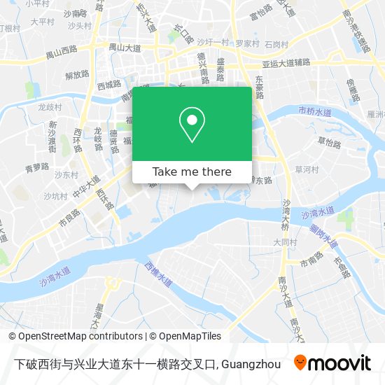 下破西街与兴业大道东十一横路交叉口 map