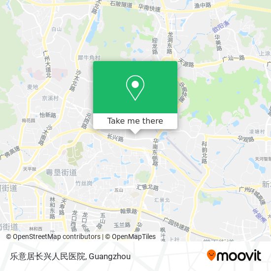 乐意居长兴人民医院 map