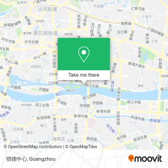 猎德中心 map
