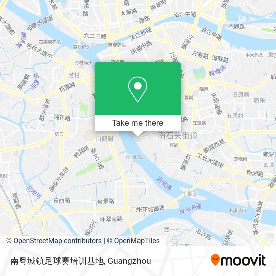 南粤城镇足球赛培训基地 map