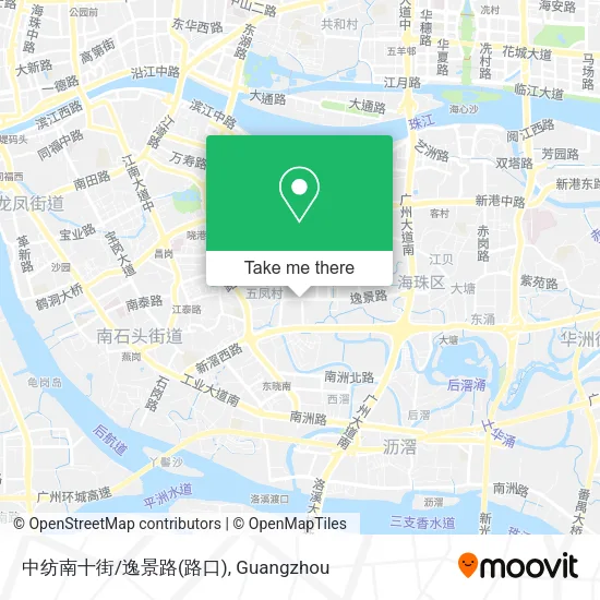 中纺南十街/逸景路(路口) map