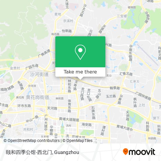 颐和四季公馆-西北门 map