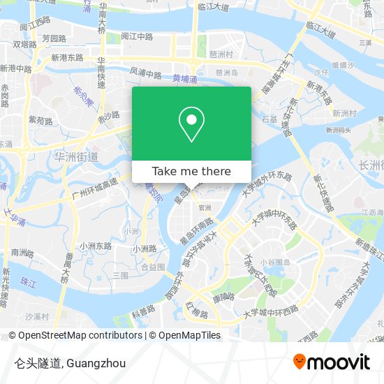 仑头隧道 map