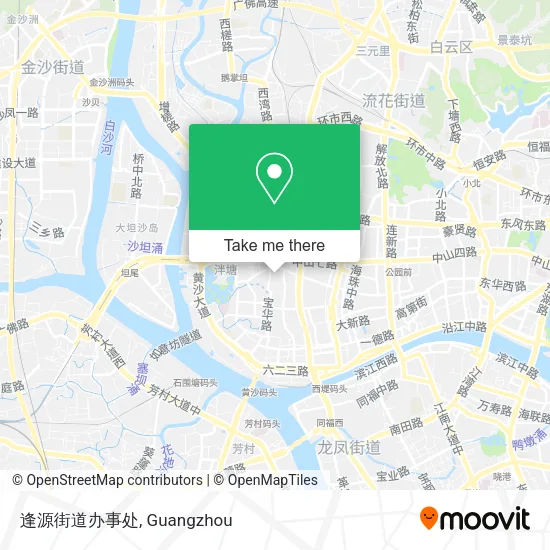逢源街道办事处 map
