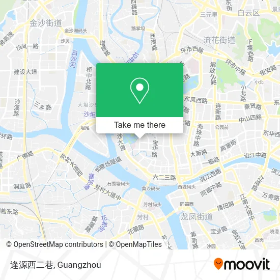 逢源西二巷 map