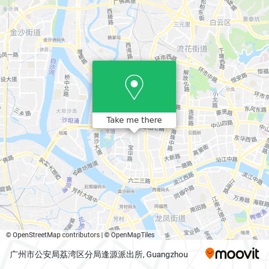 广州市公安局荔湾区分局逢源派出所 map