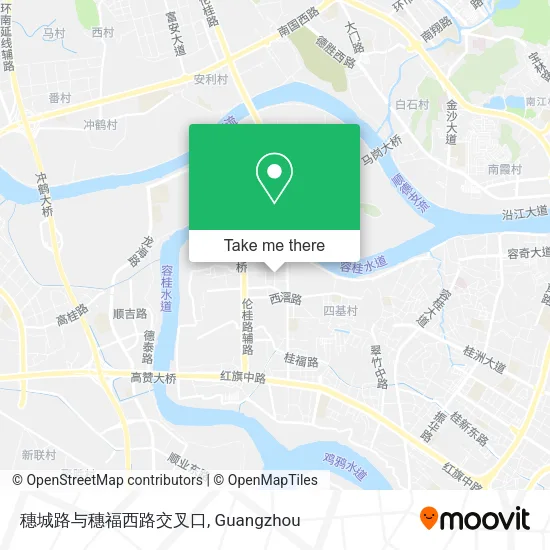 穗城路与穗福西路交叉口 map