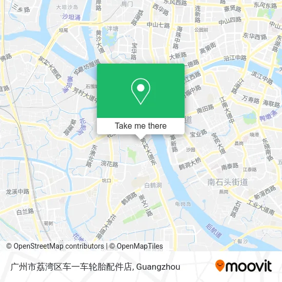广州市荔湾区车一车轮胎配件店 map