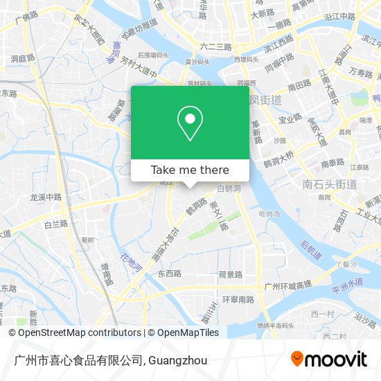 广州市喜心食品有限公司 map