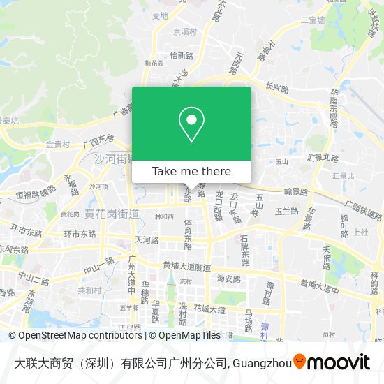 大联大商贸（深圳）有限公司广州分公司 map