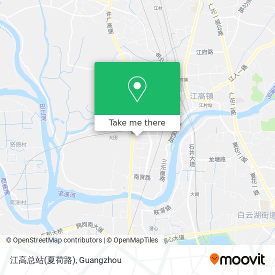 江高总站(夏荷路) map