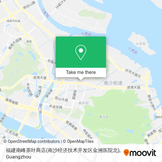 福建南峰茶叶商店(南沙经济技术开发区金洲医院北) map