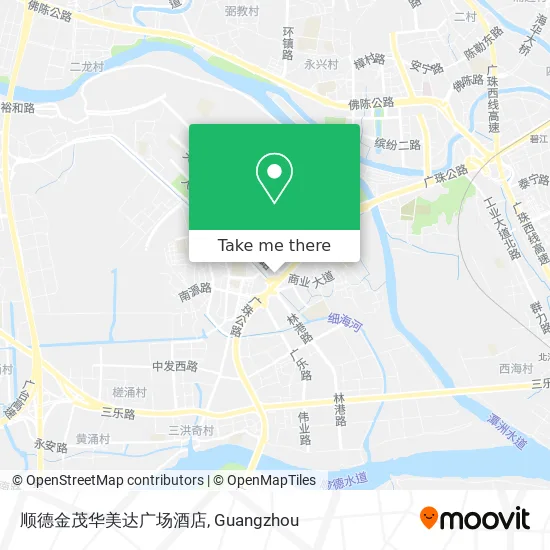 顺德金茂华美达广场酒店 map