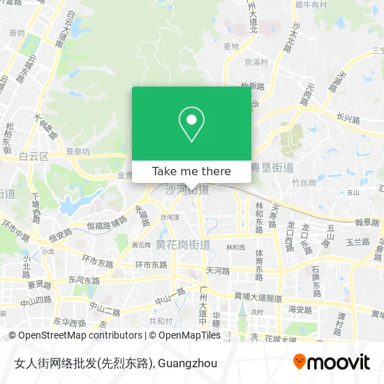 女人街网络批发(先烈东路) map