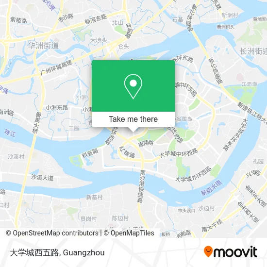 大学城西五路 map