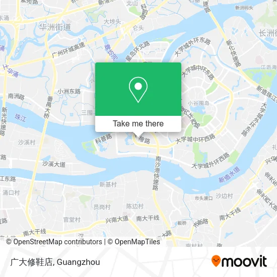 广大修鞋店 map