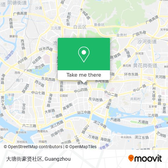 大塘街豪贤社区 map