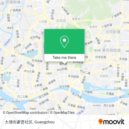 大塘街豪贤社区 map