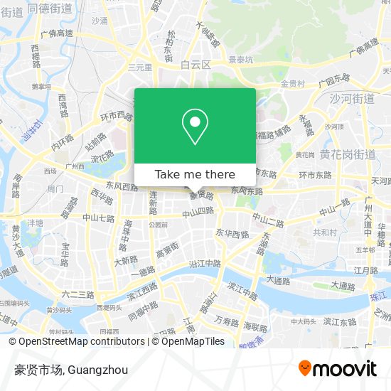 豪贤市场 map