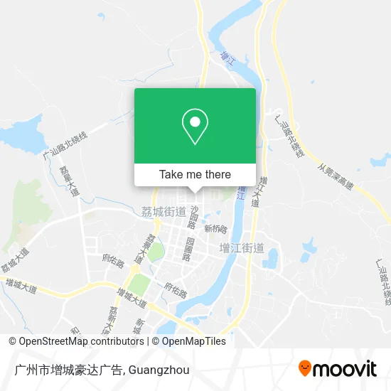 广州市增城豪达广告 map