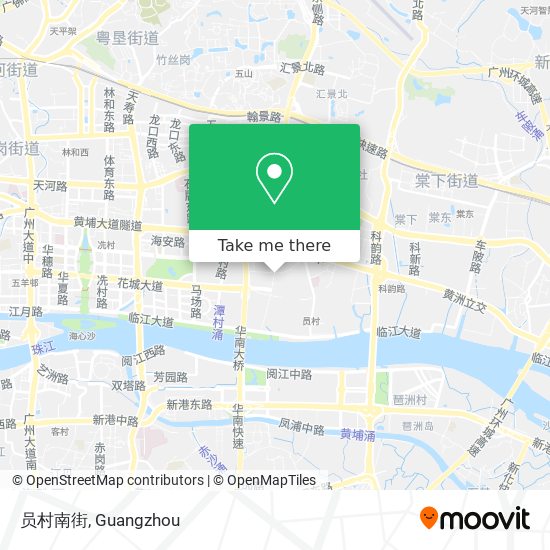 员村南街 map