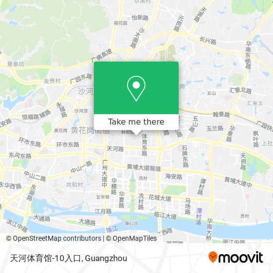 天河体育馆-10入口 map
