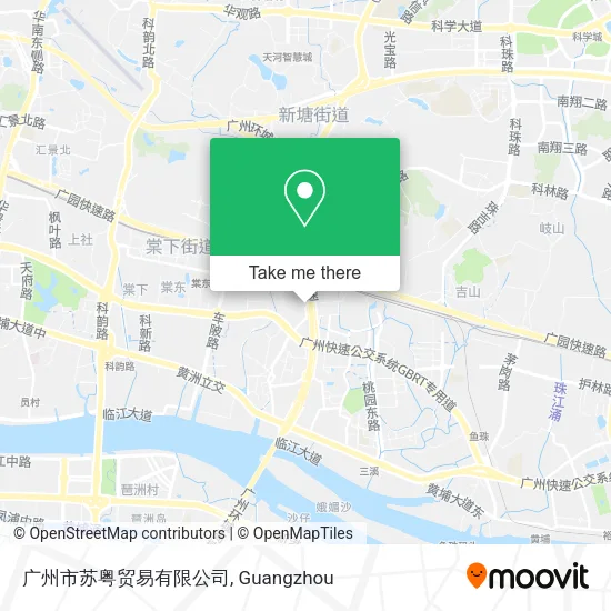 广州市苏粤贸易有限公司 map
