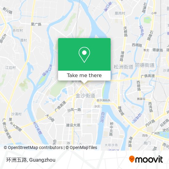 环洲五路 map
