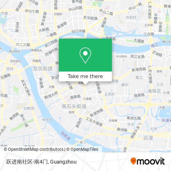 跃进南社区-南4门 map