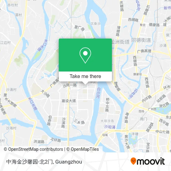 中海金沙馨园-北2门 map