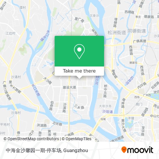 中海金沙馨园一期-停车场 map