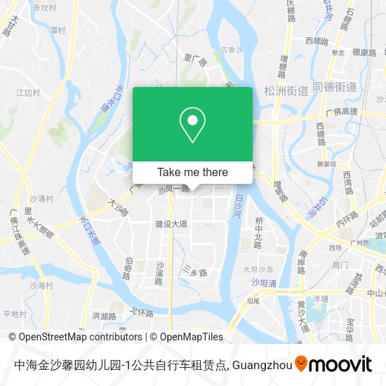 中海金沙馨园幼儿园-1公共自行车租赁点 map
