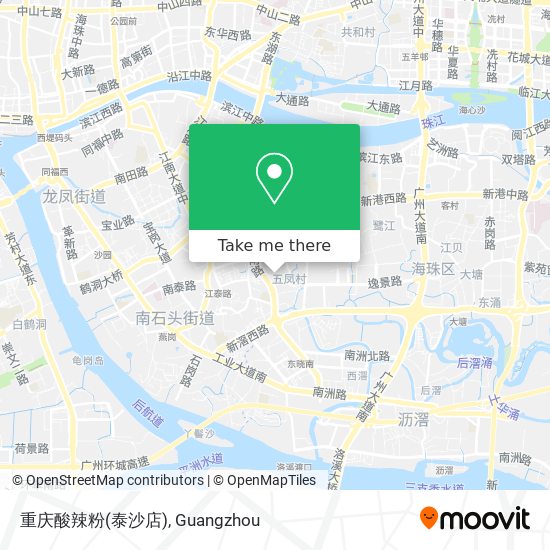 重庆酸辣粉(泰沙店) map