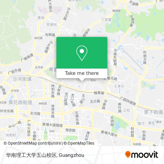华南理工大学五山校区 map