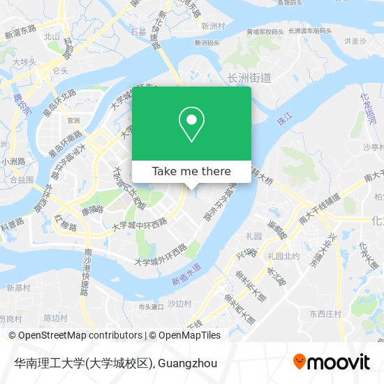 华南理工大学(大学城校区) map