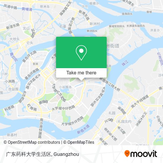 广东药科大学生活区 map