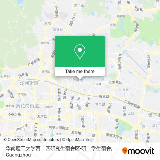 华南理工大学西二区研究生宿舍区-研二学生宿舍 map
